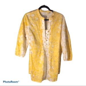 Liz Claiborne | Yellow Tunic Blouse